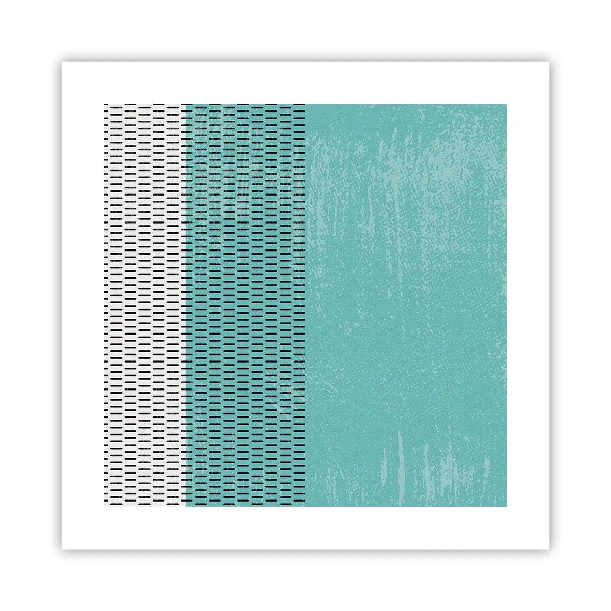 Plakat - Balanceret sammensætning - 40x40 cm