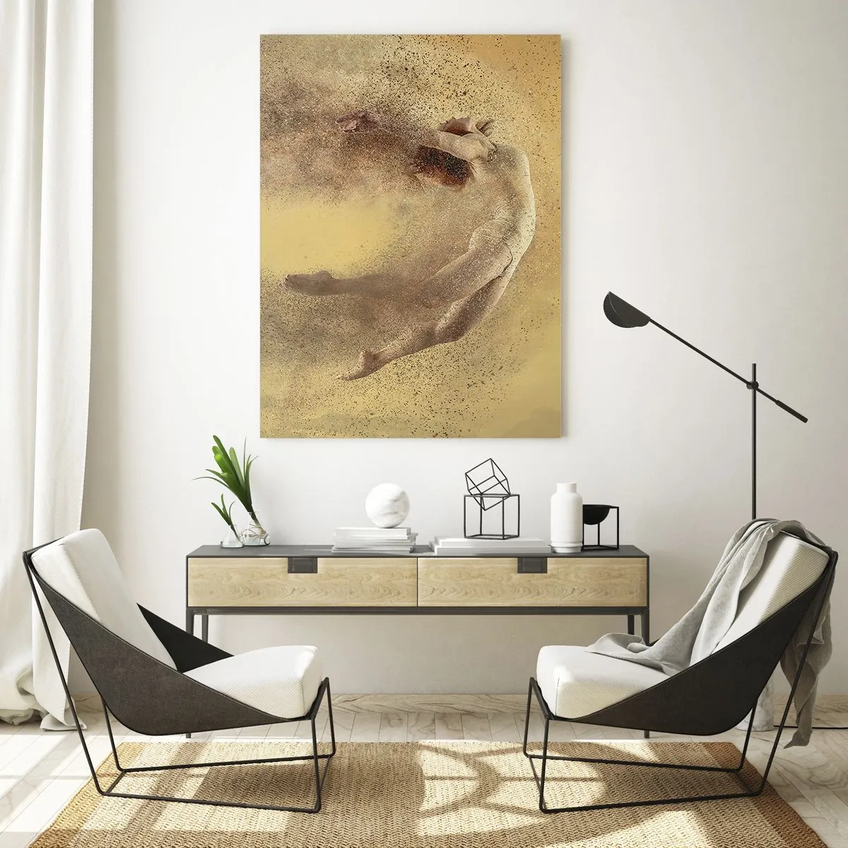 Billede på glas - I dansende henrykkelse - 50x70 cm
