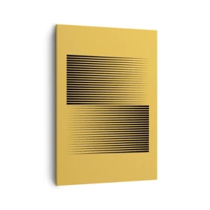 Lærredstryk - Billede på lærred - Modsætningernes kvadrat - 50x70 cm