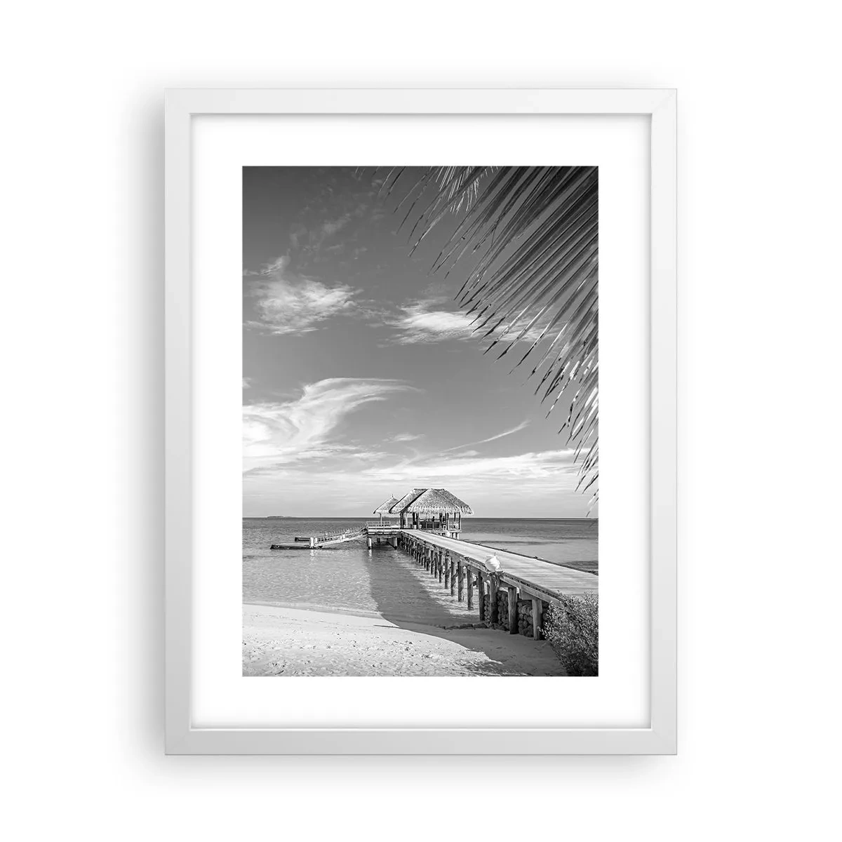 Plakat i hvid ramme - Et minde eller en drøm? - 30x40 cm