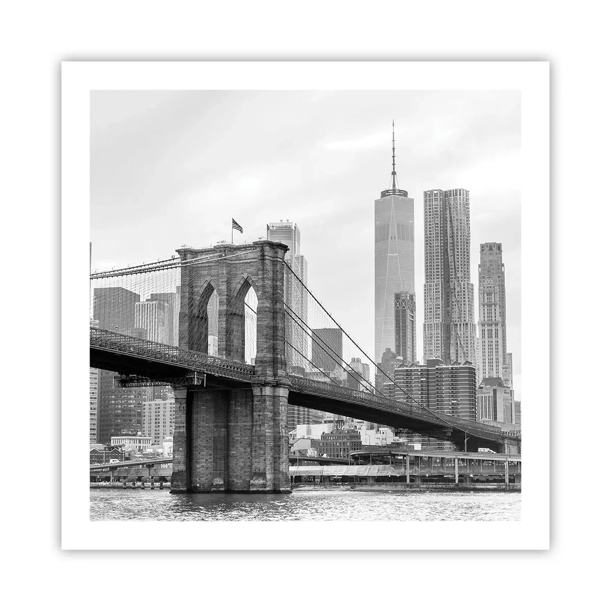 Plakat - New York stemning - 60x60 cm