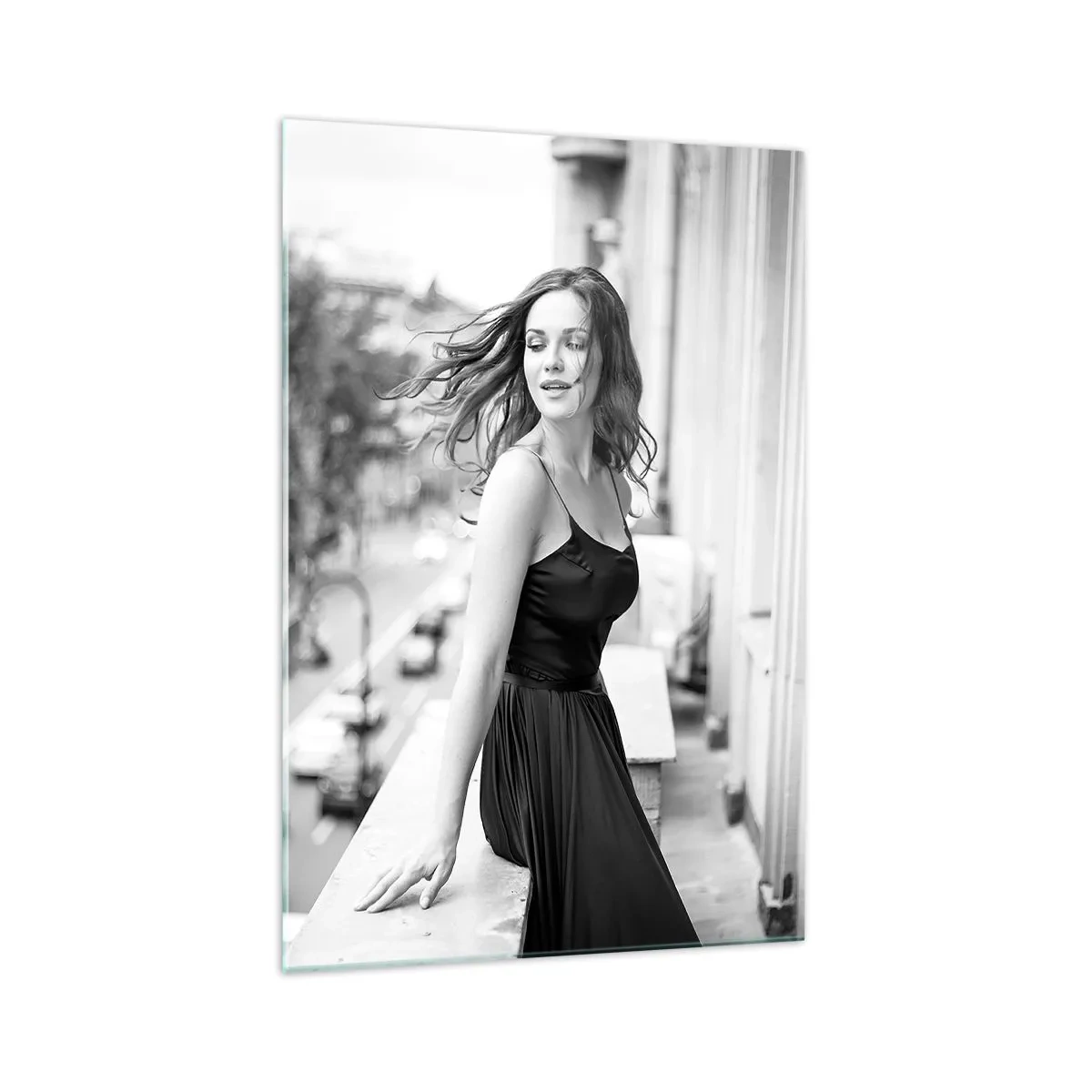 Billede på glas - Bestemt en pariser - 70x100 cm