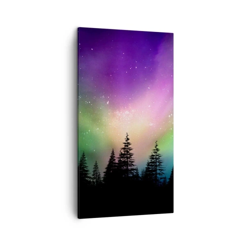 Lærredstryk - Billede på lærred - Hvid magi - 45x80 cm