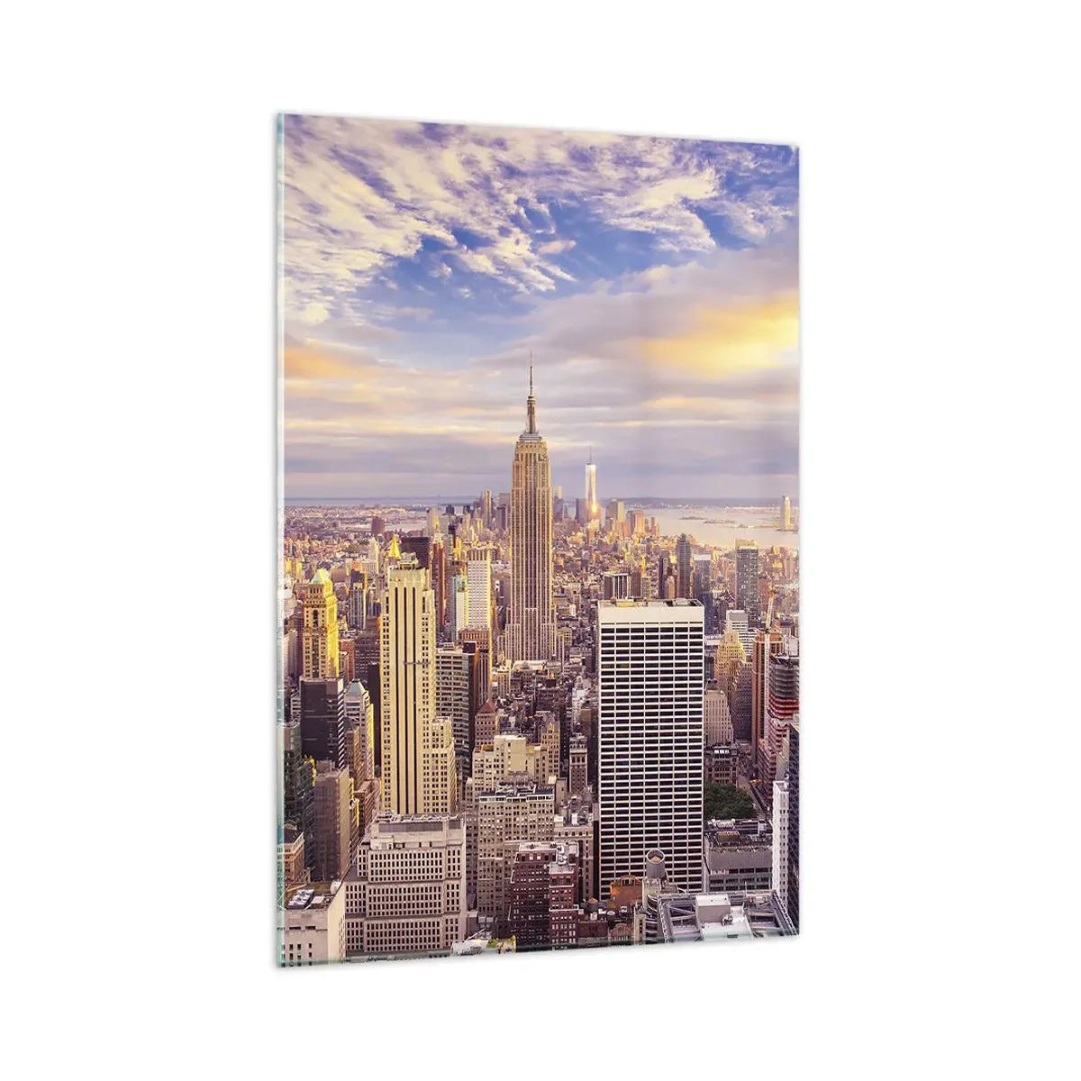 Billede på glas - Ræk ud efter skyerne selv - 80x120 cm