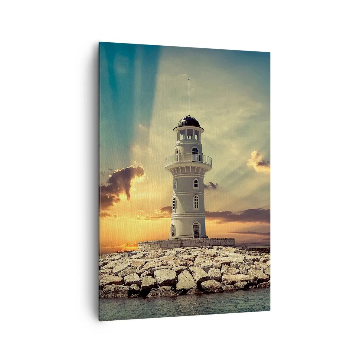 Lærredstryk - Billede på lærred - Lys - Godhed - Skønhed - 70x100 cm