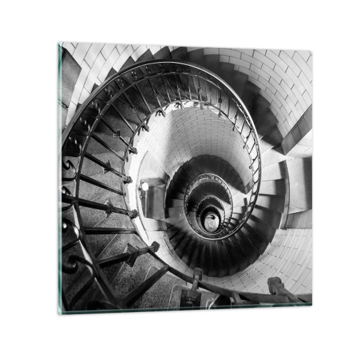 Billede på glas - Højt og højere - 40x40 cm