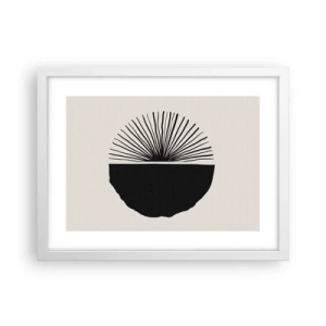 Plakat i hvid ramme - En vifte af muligheder - 40x30 cm