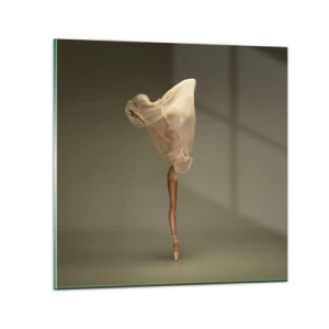 Billede på glas - Den er ved at flyve - 40x40 cm