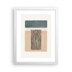 Plakat i hvid ramme - Alt er i god stand - 30x40 cm