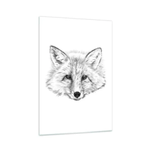 Billede på glas - Kan disse øjne lyve? - 70x100 cm