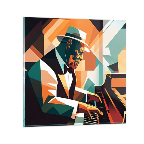 Billede på glas - Alt det jazz - 60x60 cm