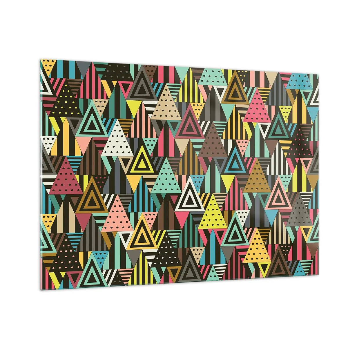 Billede på glas - I takt på tre - 100x70 cm