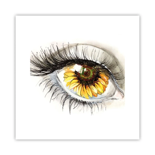 Plakat - Et look lige så varmt som sommeren - 30x30 cm