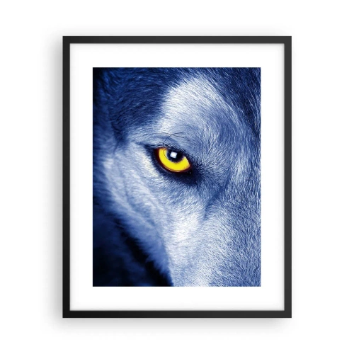 Plakat i sort ramme - Et hypnotiserende udseende - 40x50 cm