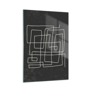 Billede på glas - Ikke helt så enkel - 50x70 cm