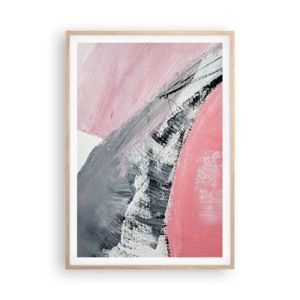 Plakat i ramme af lyst egetræ - Matchende sammensætning - 70x100 cm