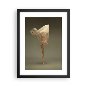 Plakat i sort ramme - Den er ved at flyve - 30x40 cm