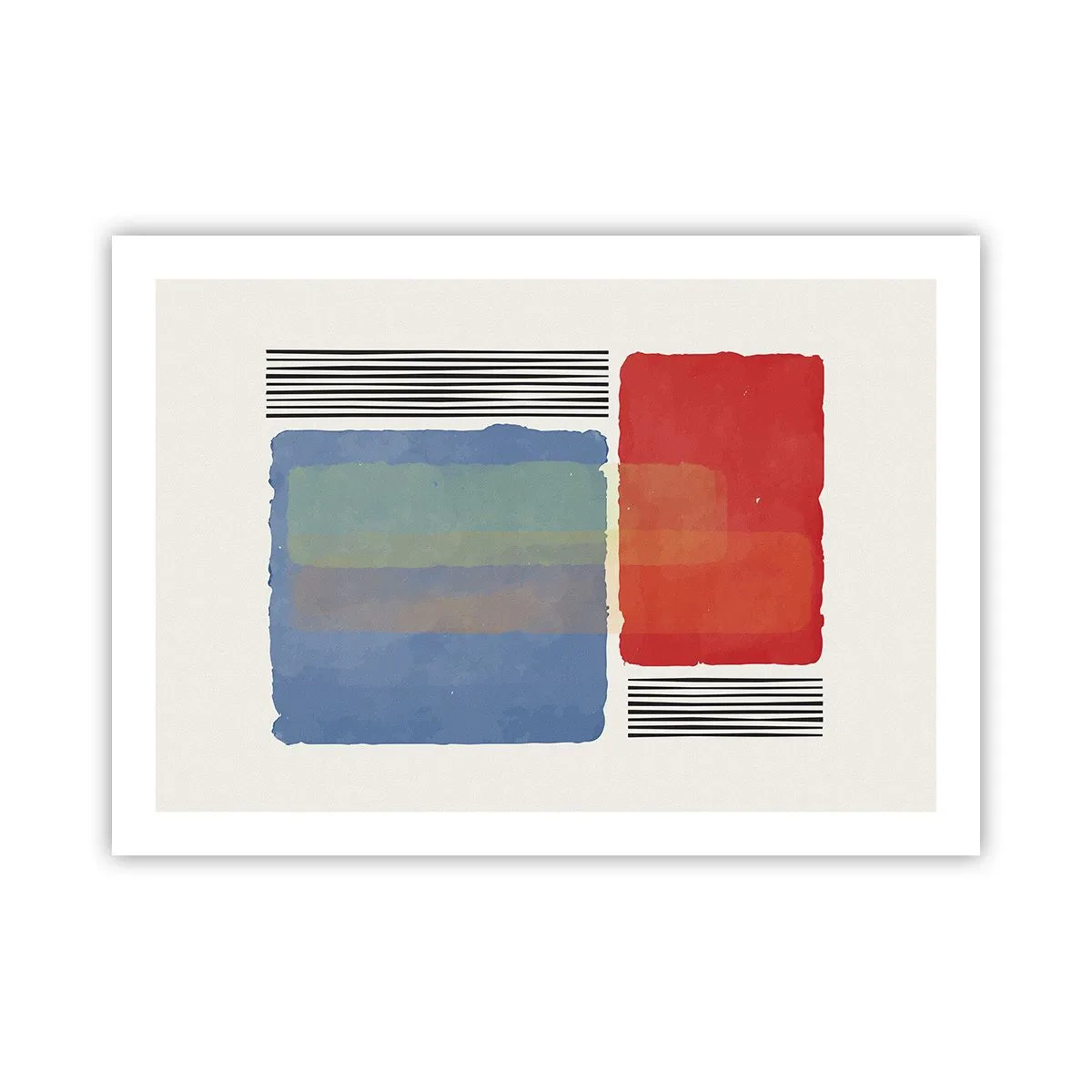 Plakat - Geometriens ånd og bogstav - 70x50 cm