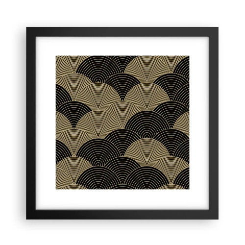 Plakat i sort ramme - Enhed i mangfoldighed - 30x30 cm