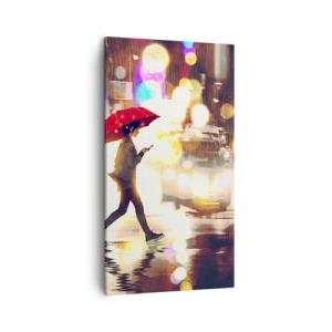 Lærredstryk - Billede på lærred - Alligevel solrigt - 45x80 cm