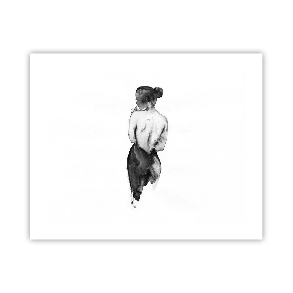 Plakat - Med hende forsvinder verden - 50x40 cm