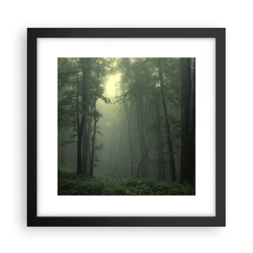 Plakat i sort ramme - Før han vågner op - 30x30 cm