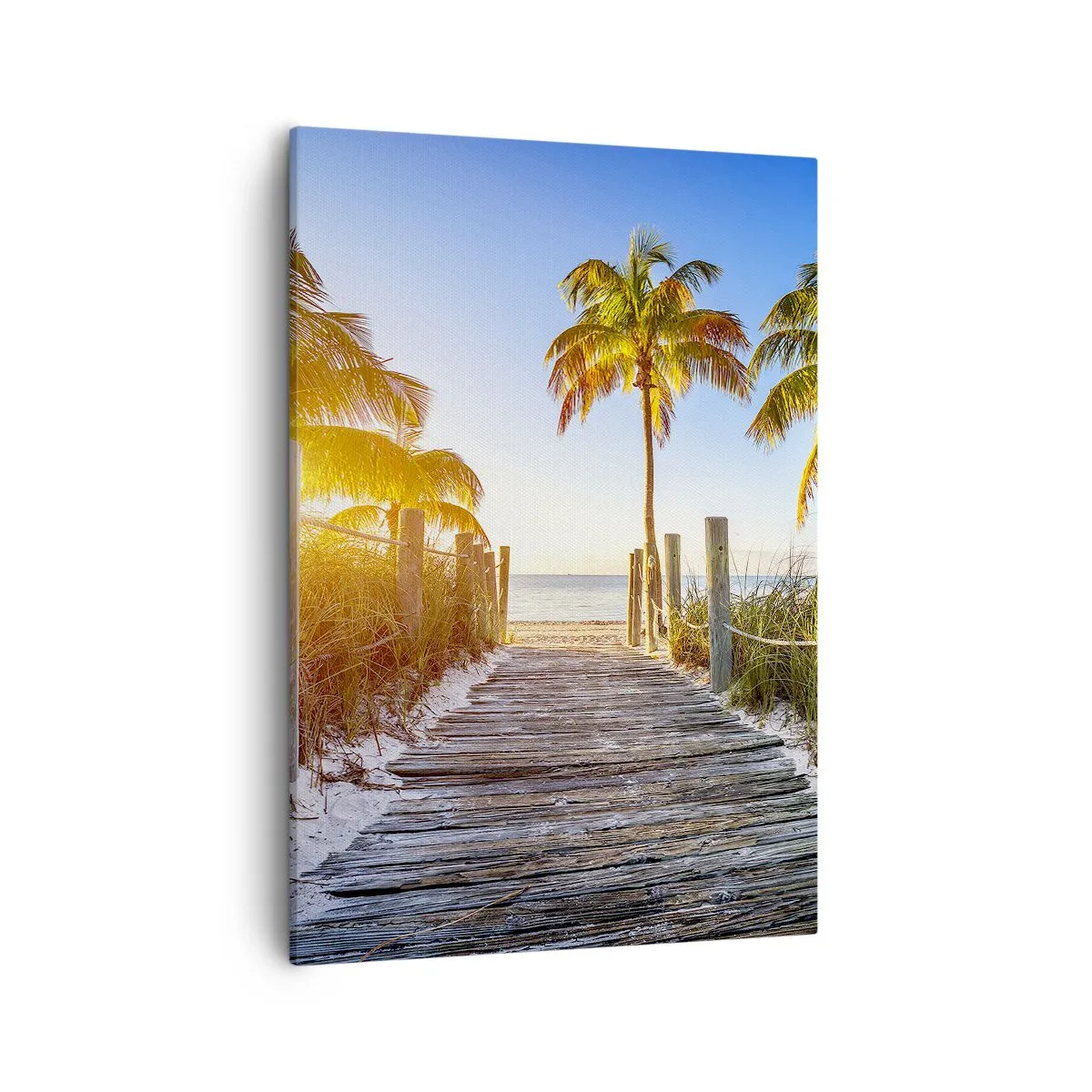 Lærredstryk - Billede på lærred - Direkte til paradis - 50x70 cm