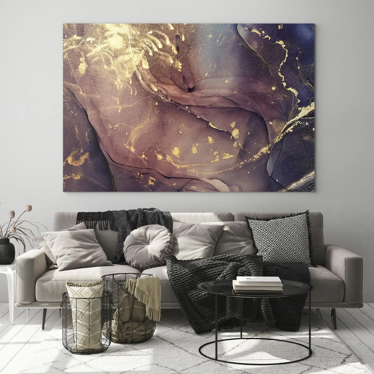 Billede på glas - Materie og ånd - 100x70 cm