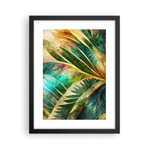 Plakat i sort ramme - Farver fra troperne - 30x40 cm