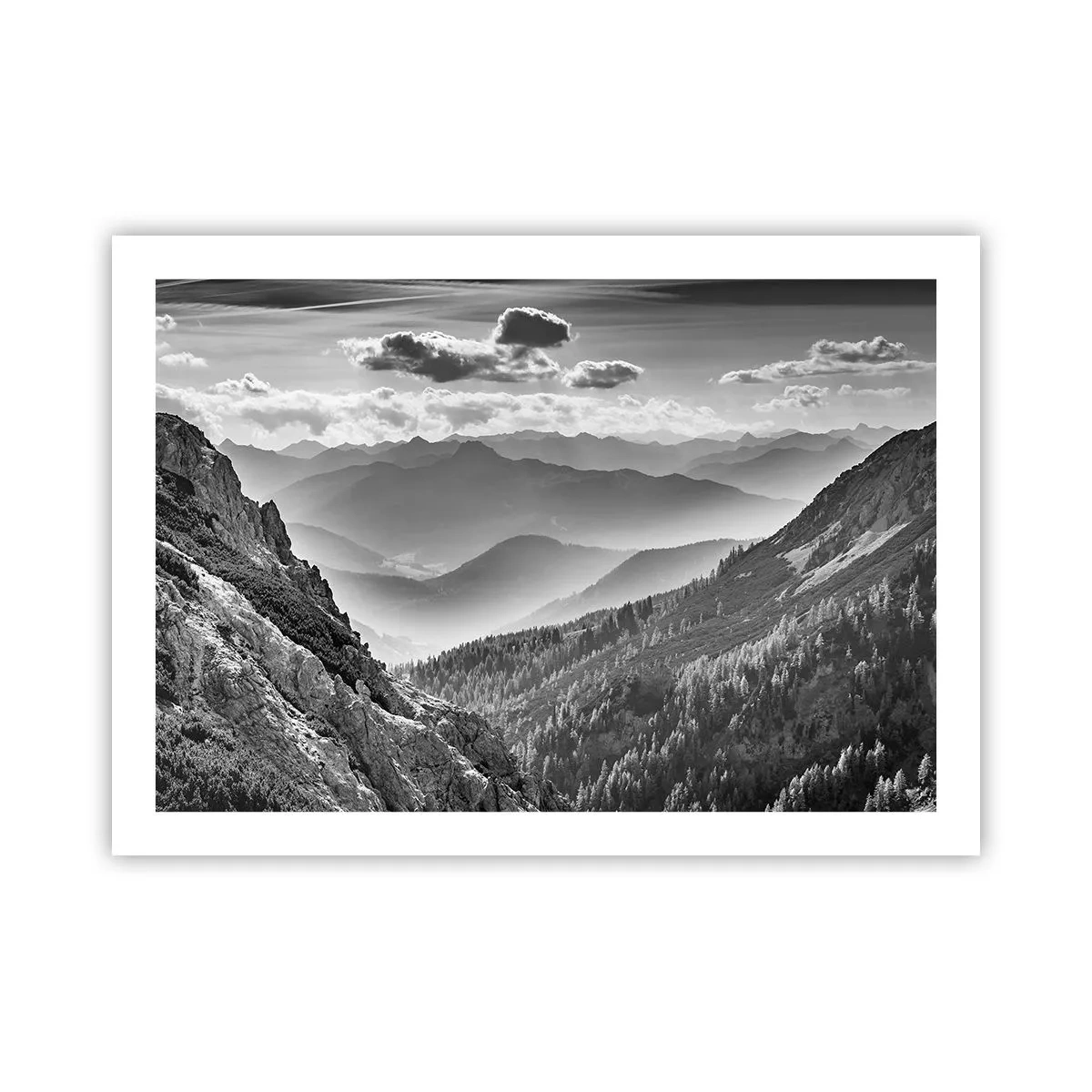 Plakat - Hele vejen til horisonten - 70x50 cm