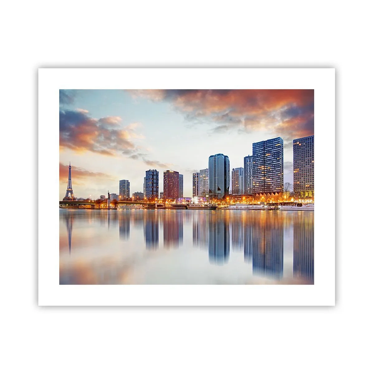 Plakat - Den monumentale ro i Paris - 50x40 cm