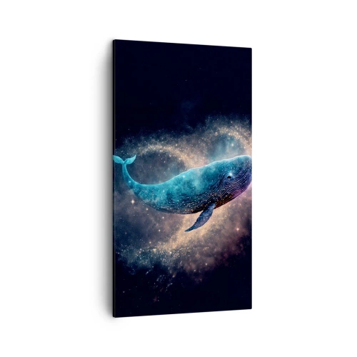 Lærredstryk - Billede på lærred - Der findes en verden... - 45x80 cm