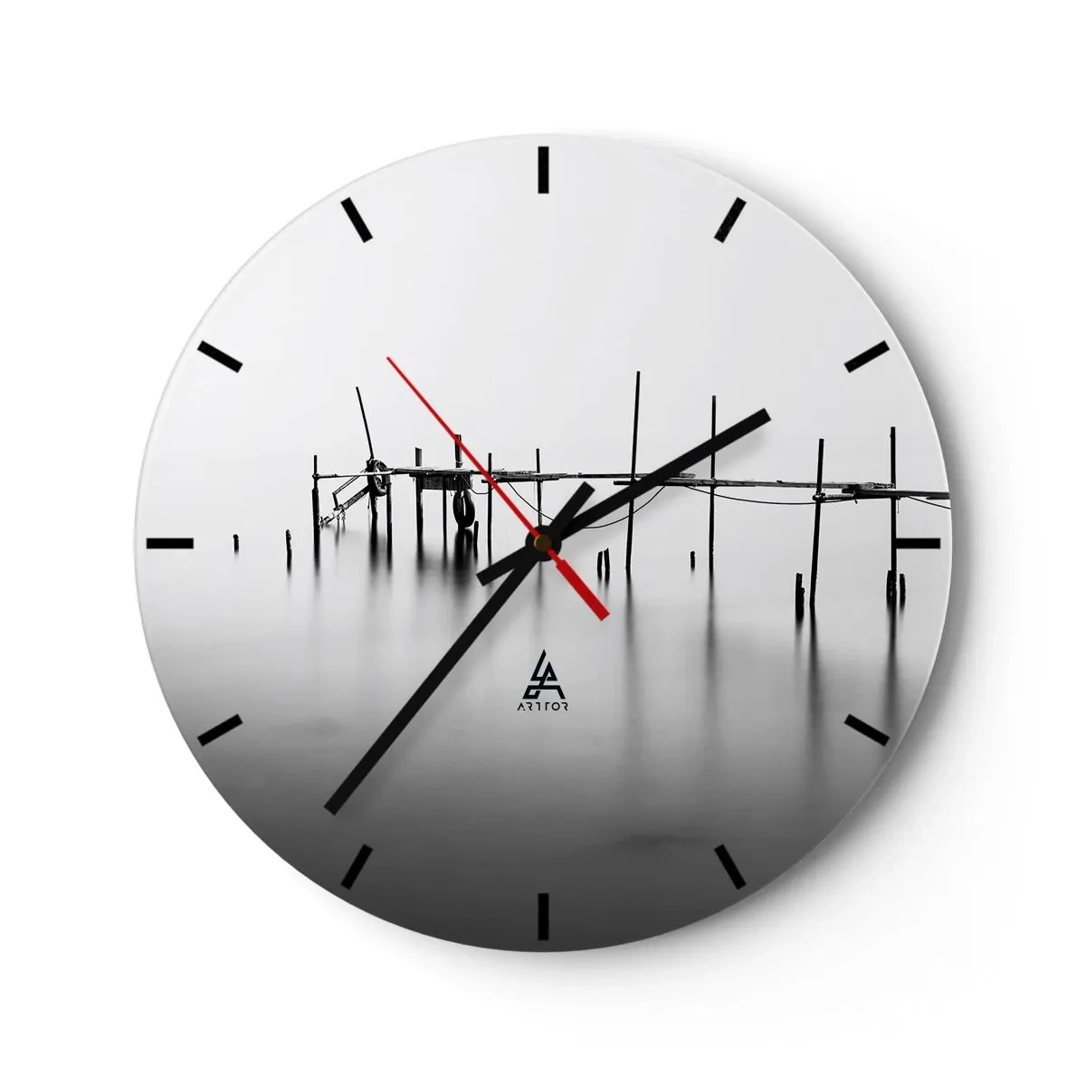 Vægur, Uret - Hvad nu, hvis verden ikke eksisterer? - 40x40 cm