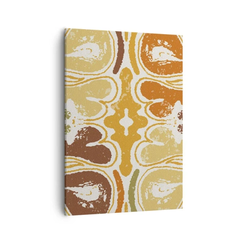 Lærredstryk - Billede på lærred - Sentimental abstraktion - 50x70 cm