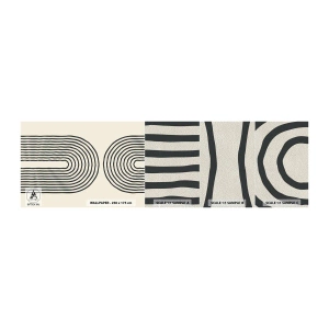 Prøve Fototapet Premium Sand - Kommer snart... - Abstraktion, Grafik, Stykke - 100x30 cm