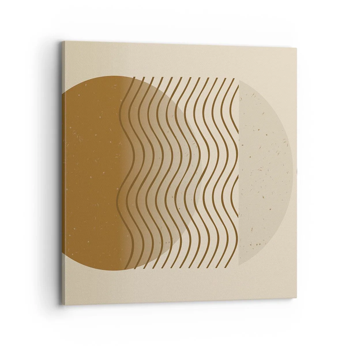 Lærredstryk - Billede på lærred - Om geometriske figurers oprindelse - 70x70 cm