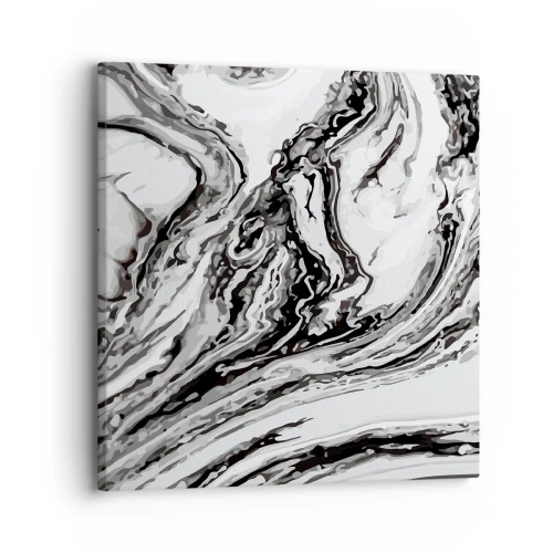 Lærredstryk - Billede på lærred - I begyndelsen var det kaos - 30x30 cm