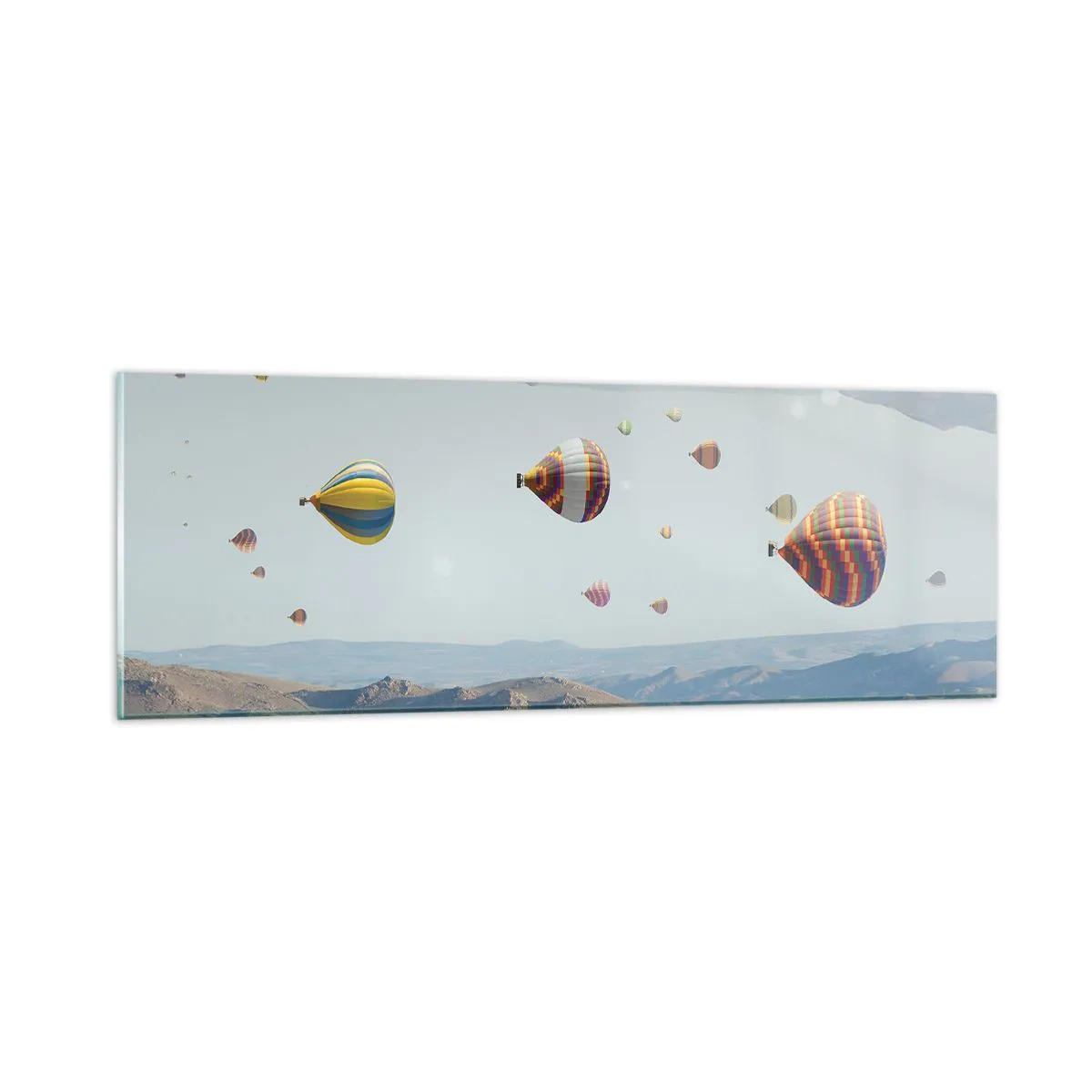 Billede på glas - Alt er muligt her - 90x30 cm