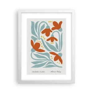 Plakat i hvid ramme - Mod jorden, mod solen - 30x40 cm