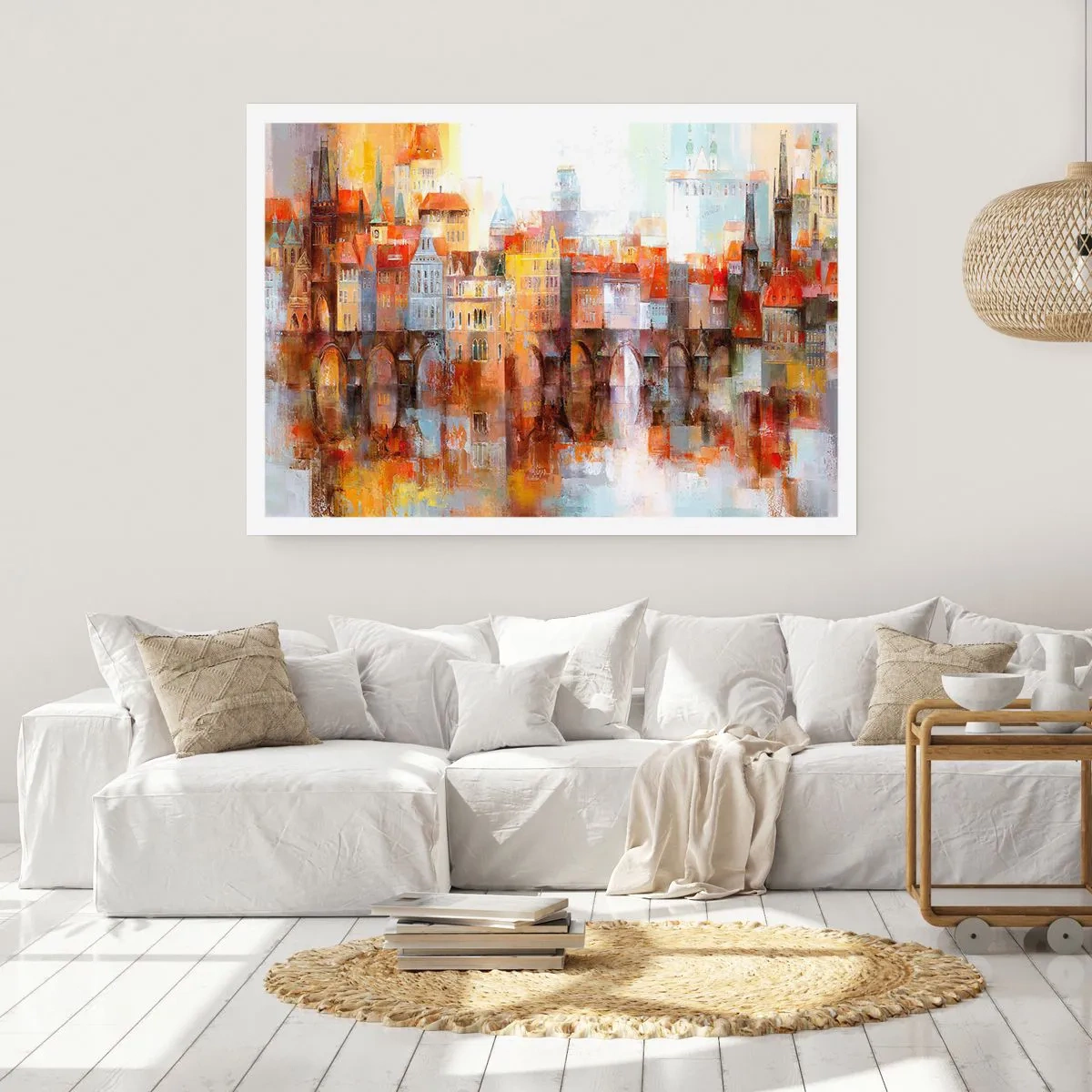 Plakat - Under broen også smuk - 70x50 cm