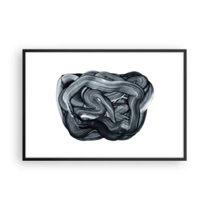 Plakat i sort ramme - Så enkelt er det ikke - 91x61 cm