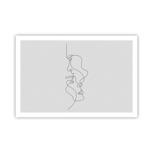 Plakat - Gløderne af glubende begær - 91x61 cm