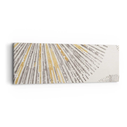 Lærredstryk - Billede på lærred - Skønheden i en rokke - 90x30 cm