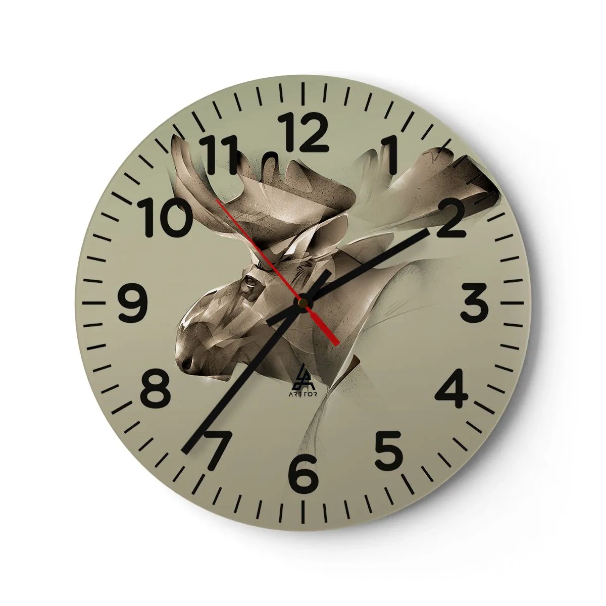 Vægur, Uret - Den blide kraft af ro - 40x40 cm