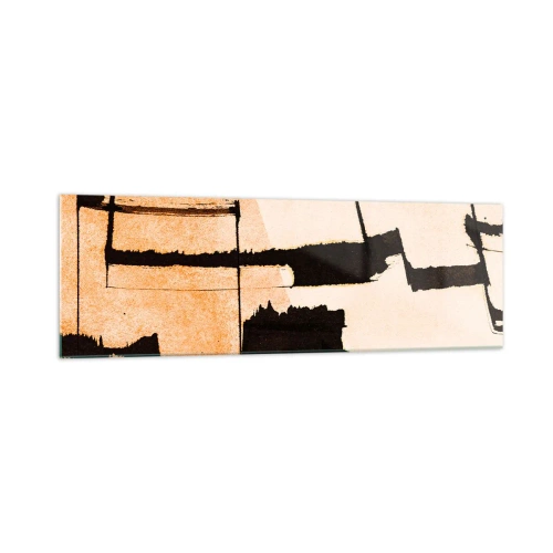 Billede på glas - Og alligevel orden - 160x50 cm