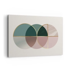 Lærredstryk - Billede på lærred - Hjul for hjul… - 120x80 cm