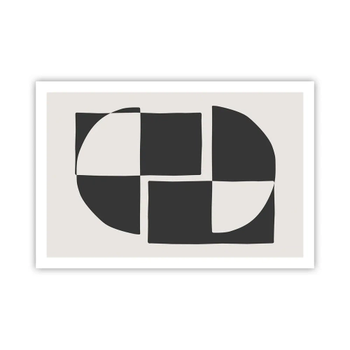 Plakat - Antitese - syntese - 91x61 cm