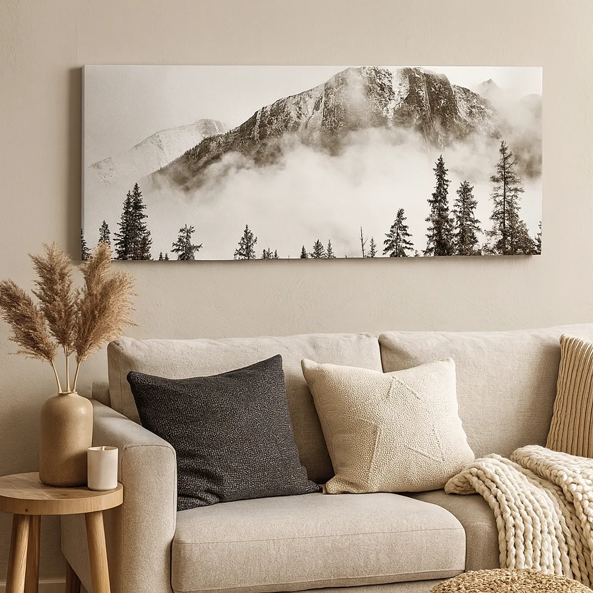 Lærredstryk - Billede på lærred - Granit hersker - 30x30 cm