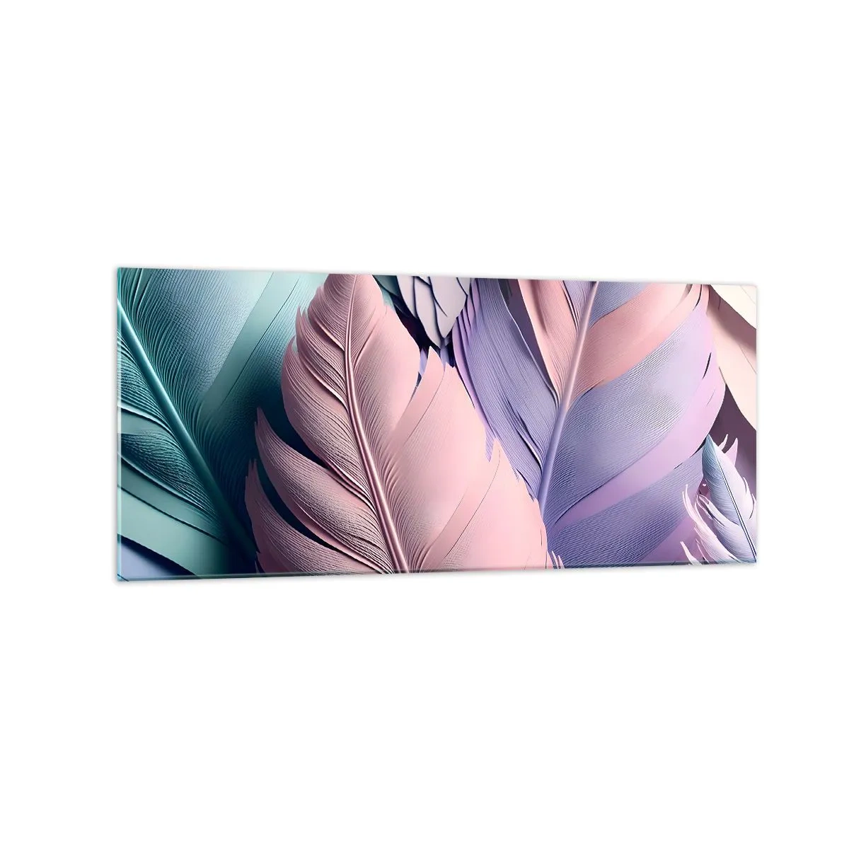 Billede på glas - Chik fugl - 120x50 cm