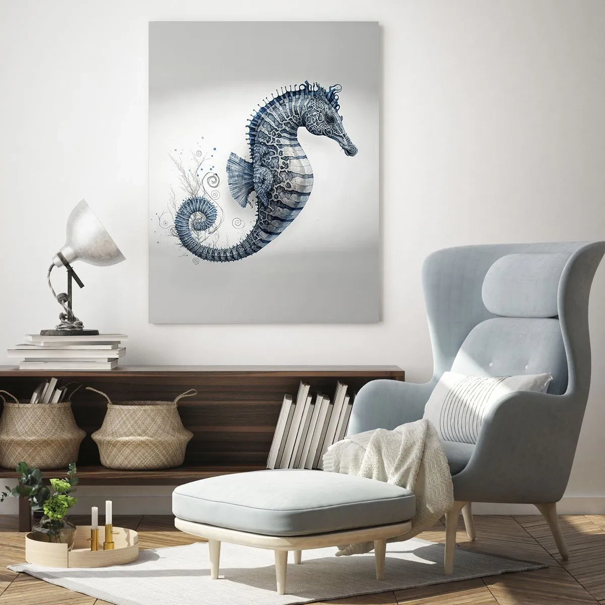 Billede på glas - En subtil vittighed fra naturen - 70x100 cm